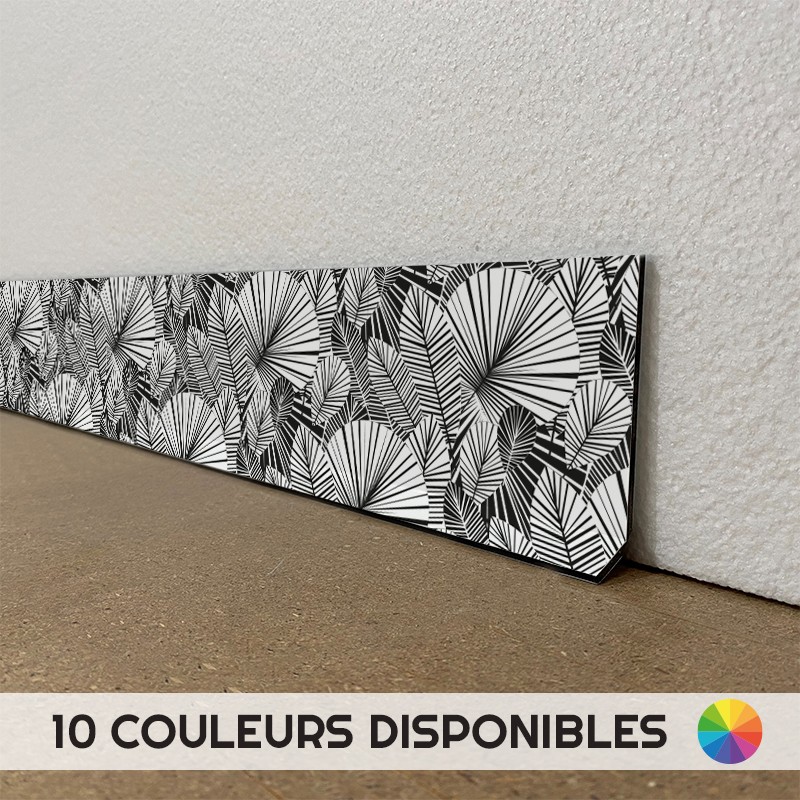 Plinthes déco intérieur maison dibond motifs Jungle Graphique
