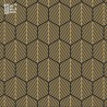 Tapis déco PVC Noir et Or Art déco Tapis déco PVC Noir et Or Art déco