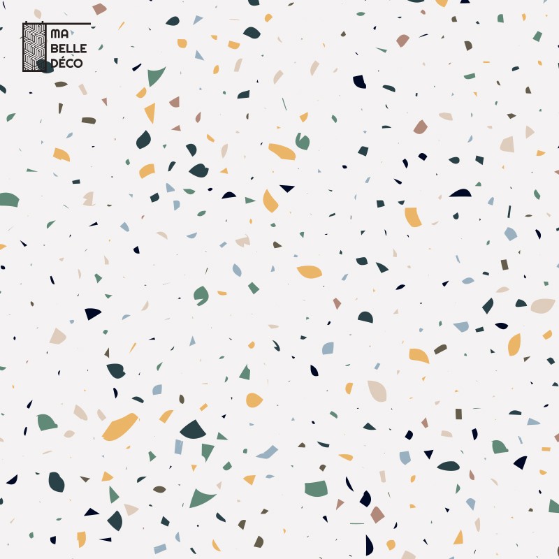 Tapis déco PVC Terrazzo