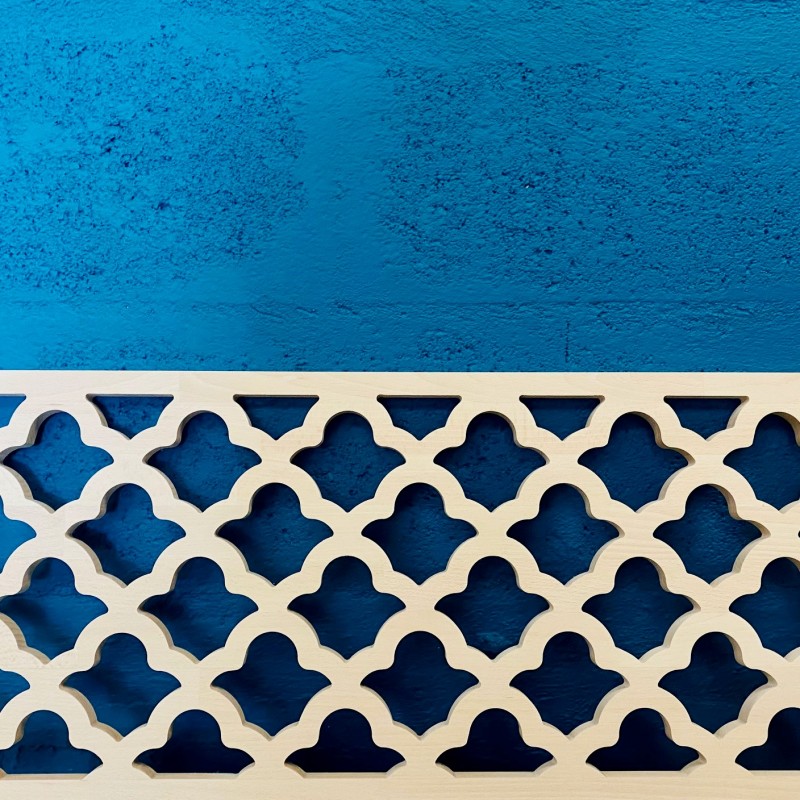 Claustra Lamellé Collé Hêtre