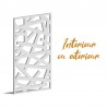 Claustra Latte décoratif ajouré sur mesure pour clôture extérieur en PVC ou Dibond ou cloison intérieure en bois Claustra Latte décoratif ajouré sur mesure pour clôture extérieur en PVC ou Dibond ou cloison intérieure en bois