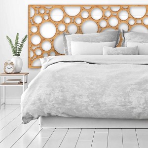 Tête de Lit Claustras bois Bulle