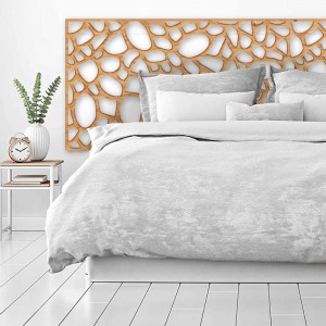 Tête de Lit Claustras bois Pierre