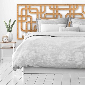 Tête de Lit Claustras bois Seventies