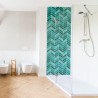 Crédence déco salle de bain panneau de douche motif Chevrons Crédence déco salle de bain panneau de douche motif Chevrons