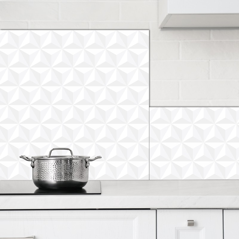 Crédence Cuisine Triangle 3D