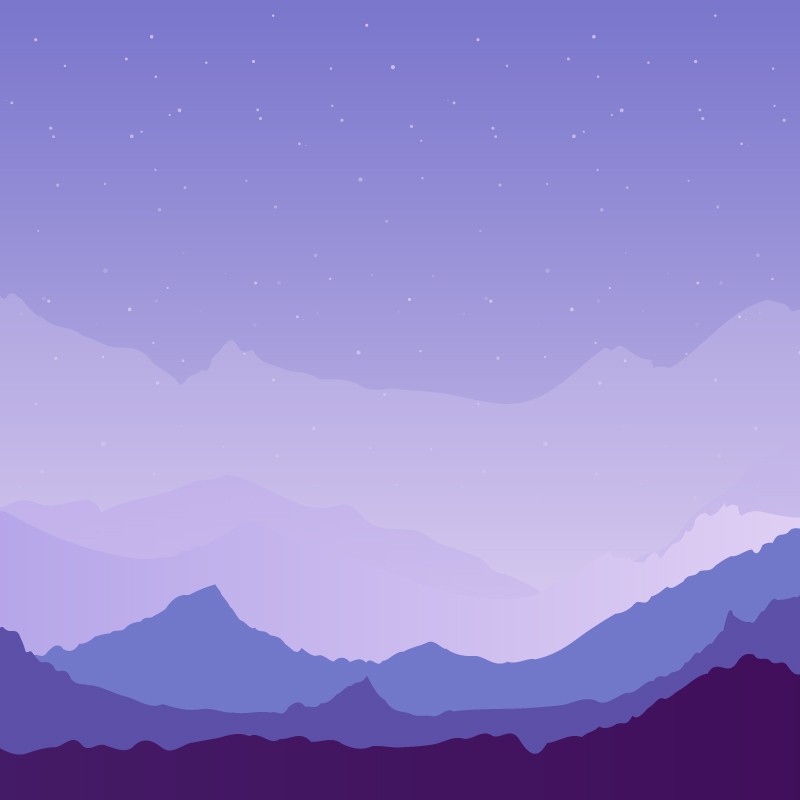 Tête de Lit Imprimé Montagne nuit étoilée