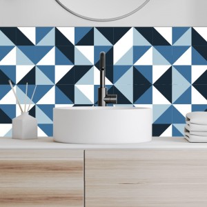 Crédence Salle de bain Triangle