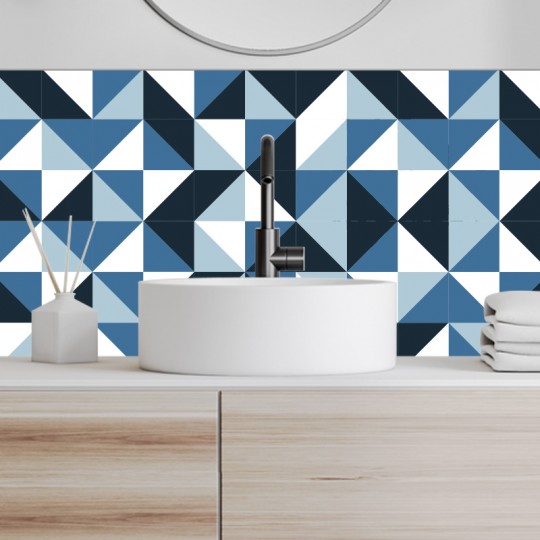 Crédence Salle de bain Triangle