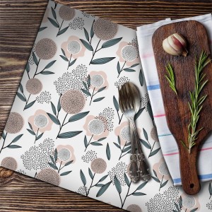 Set de Table Fleurs abstraites