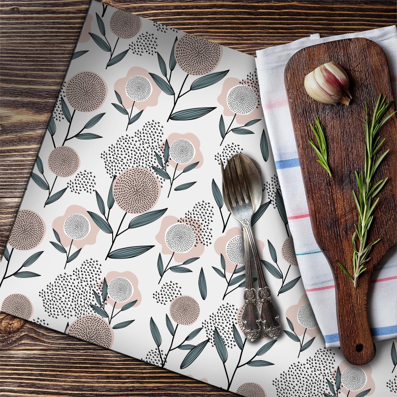 Set de Table Fleurs abstraites