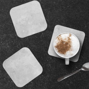 6 dessous de verre Béton