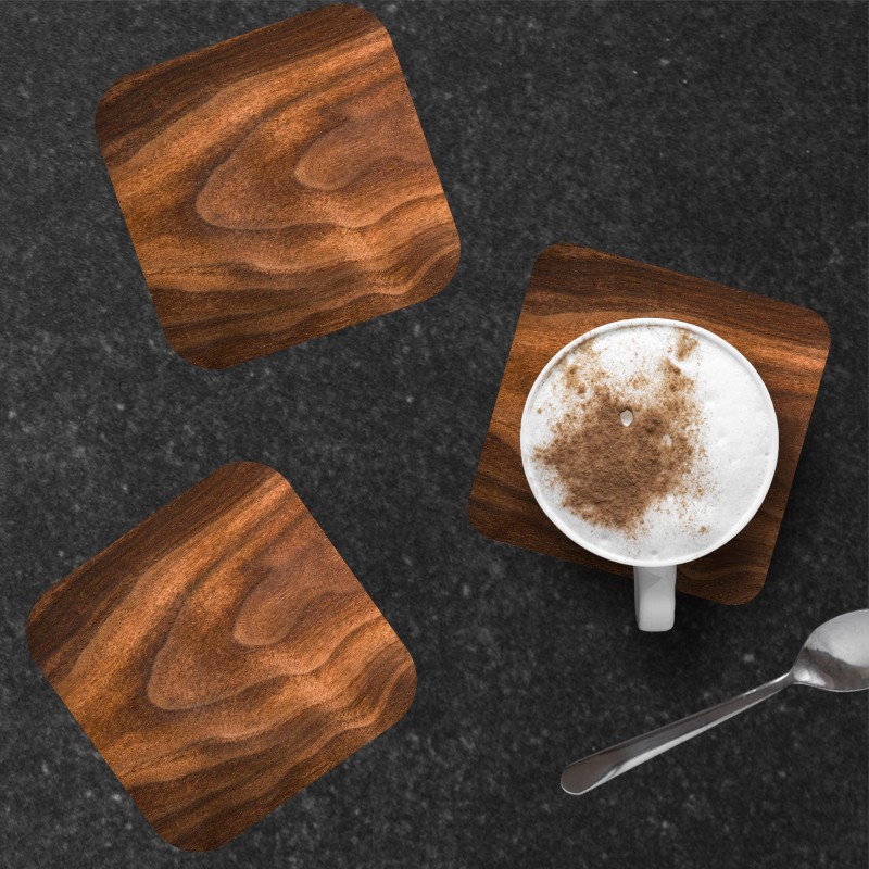 6 dessous de verre Bois