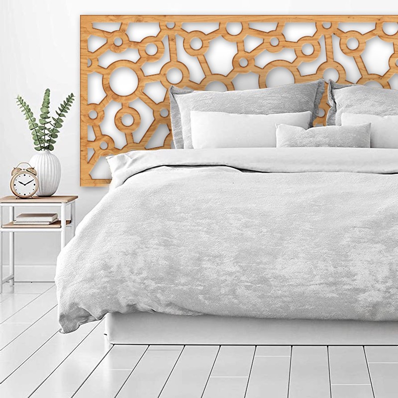 Tête de Lit Claustras bois Réseaux