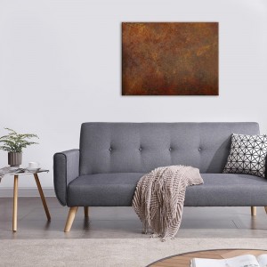 Tableau en toile déco intérieur murale Acier rouillé