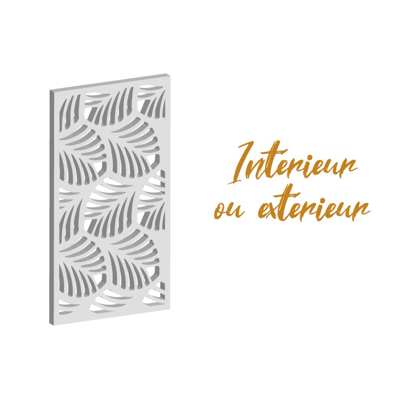 Claustra Grèce antique panneau décoratif ajouré sur mesure pour clôture extérieur en PVC ou Dibond ou cloison intérieure en bois