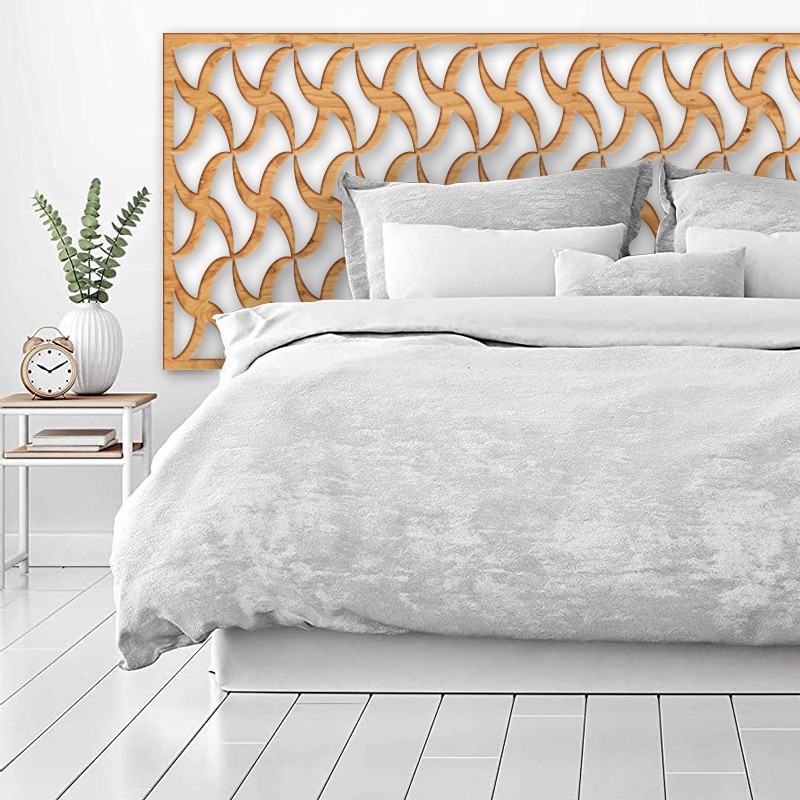 Tête de Lit Claustras bois Hélice