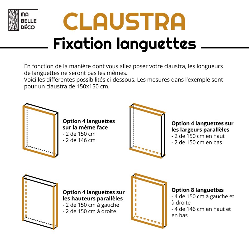 Claustra fiche technique