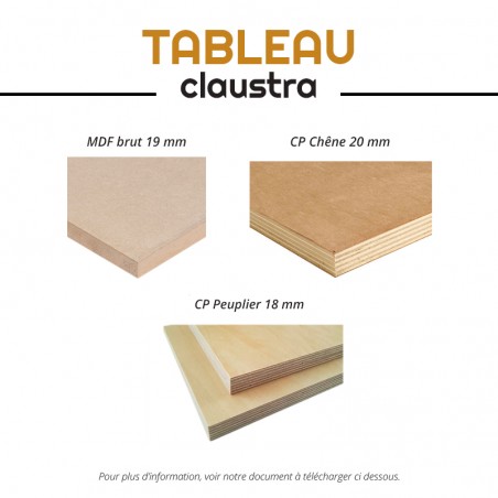 Tête de lit déco claustra matériaux Tête de lit déco claustra matériaux