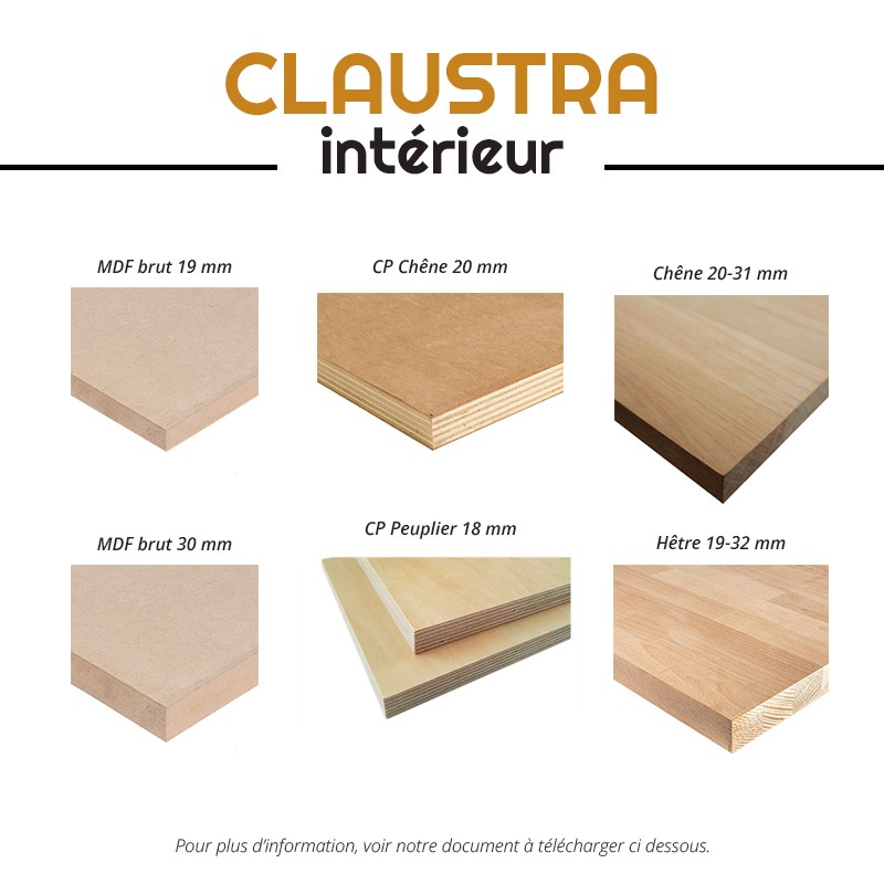 Tableau déco Claustra Pierre