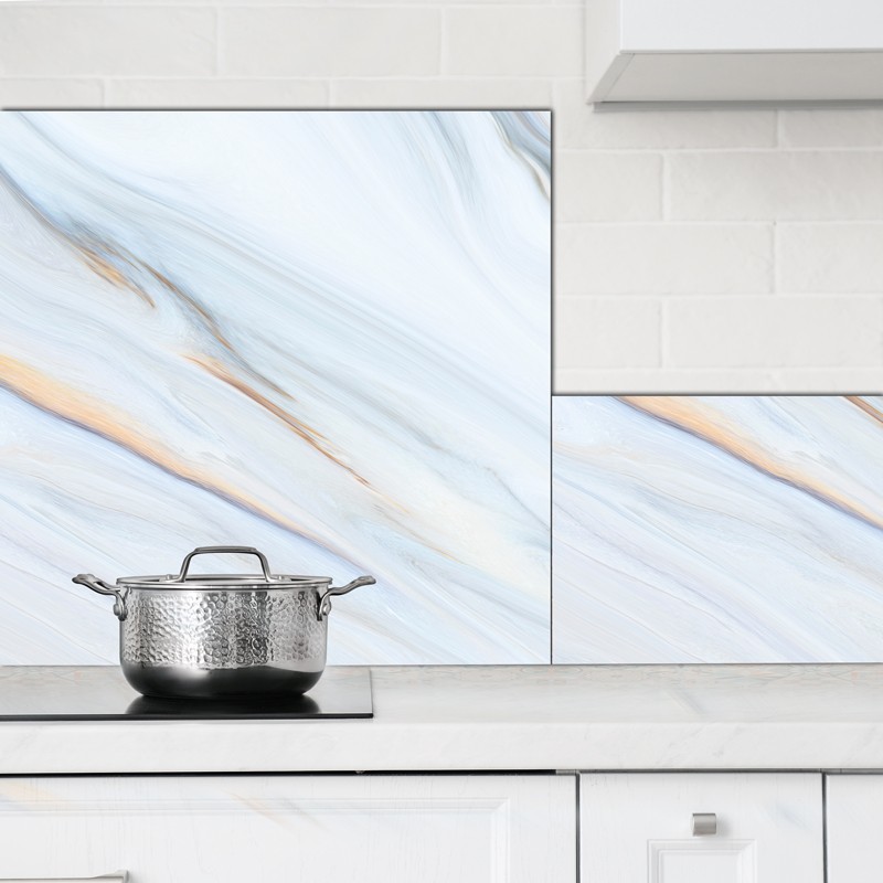 Crédences Cuisine déco Marbre coloré sur mesure