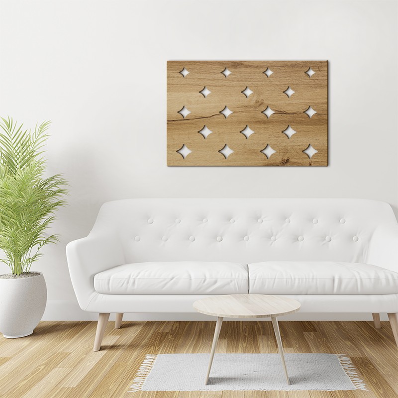 Tableau déco Claustra Étoiles dégradées