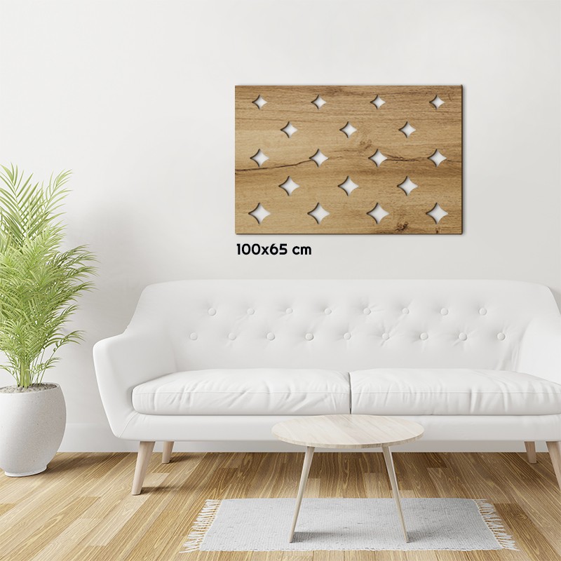 Tableau déco Claustra Étoiles dégradées