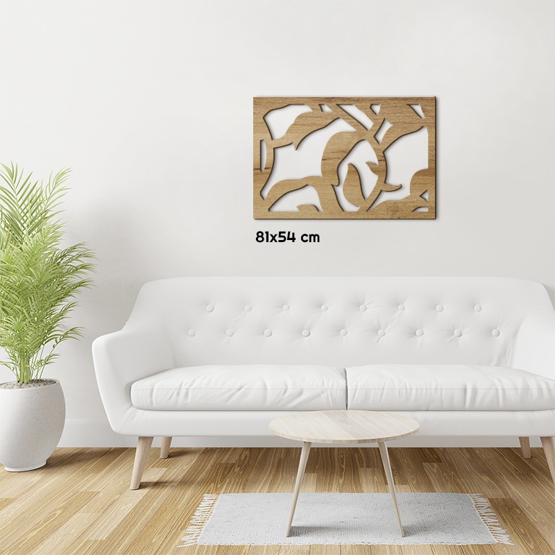 Tableau déco Claustra Feuillage