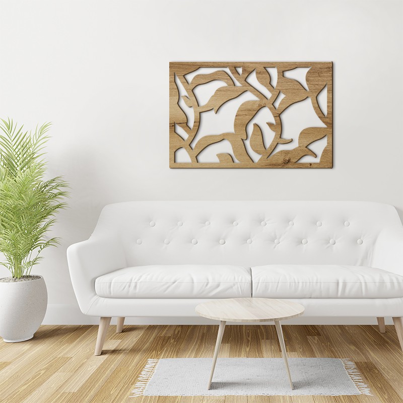 Tableau déco Claustra Feuillage