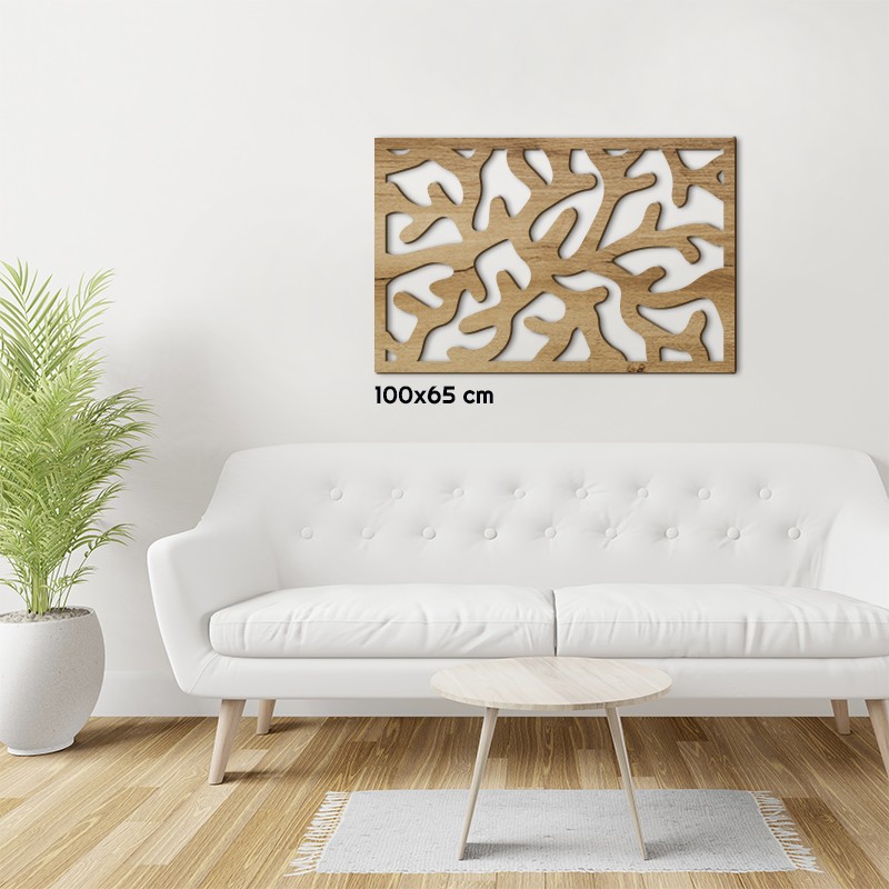 Tableau déco Claustra Corail