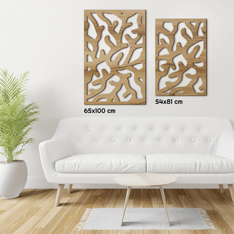 Tableau déco Claustra Corail