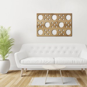 Tableau déco Claustra Cannage