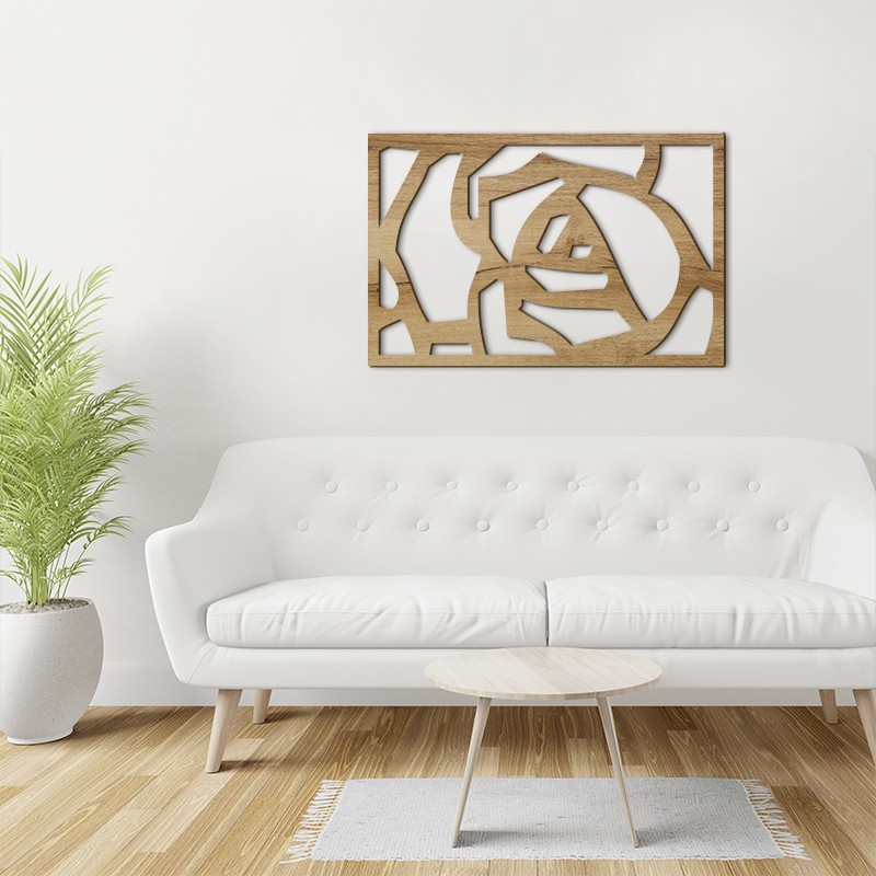 Tableau déco Claustra Rose