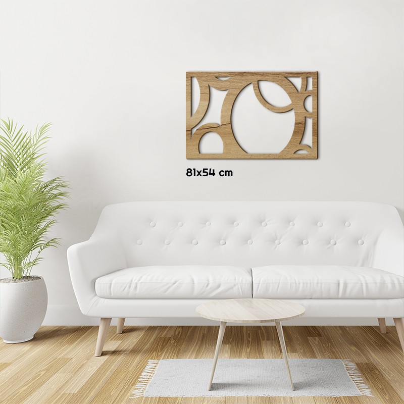 Tableau déco Claustra Bulles Ovales