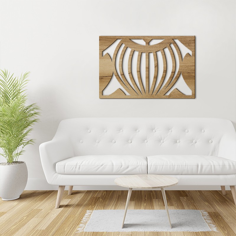 Tableau déco Claustra Art Déco Panier