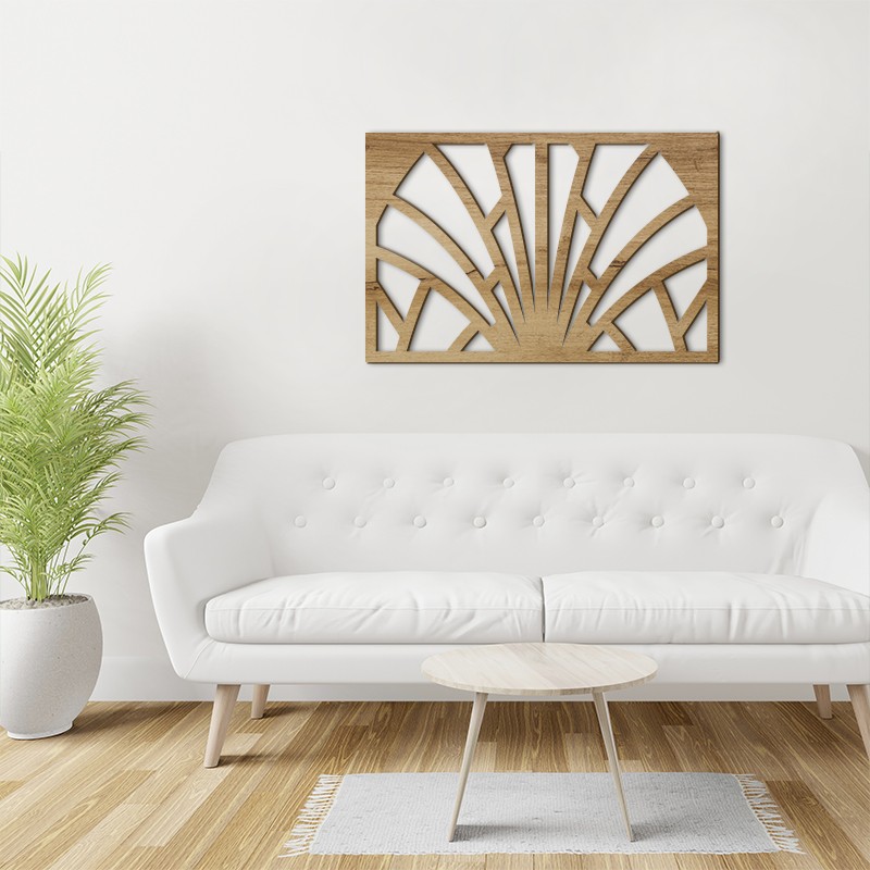 Tableau déco Claustra Art Déco Palmier