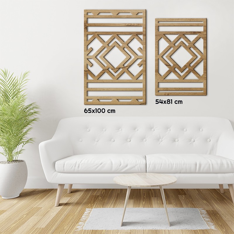 Tableau déco Claustra Art Déco Flêche