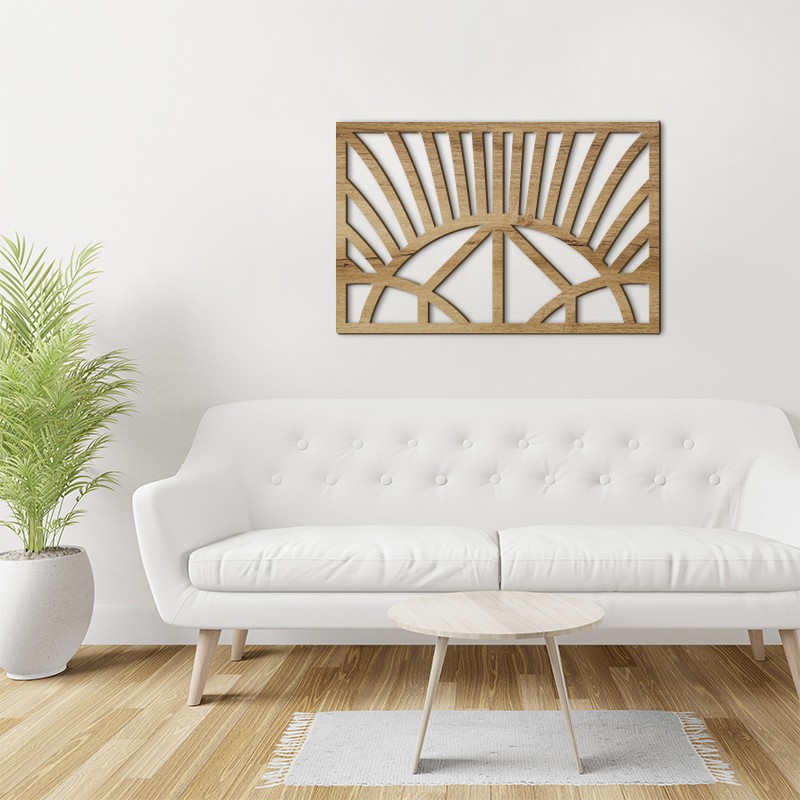 Tableau déco Claustra Art Déco Éventail