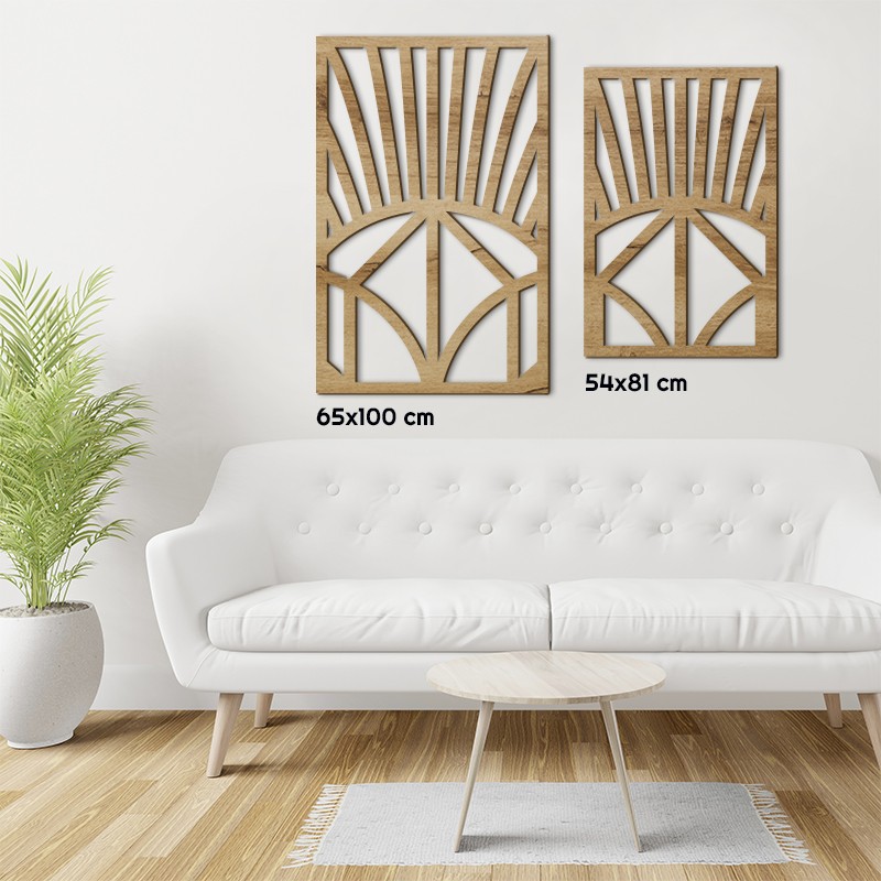 Tableau déco Claustra Art Déco Éventail