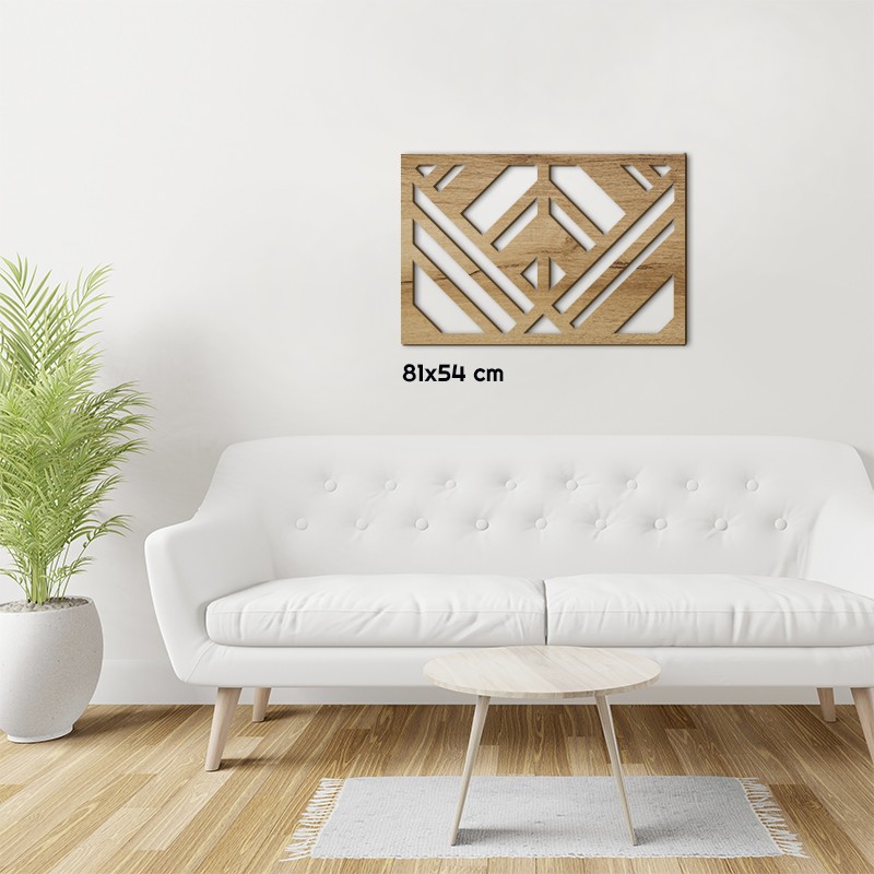 Tableau déco Claustra Art Déco Chevrons