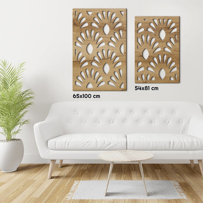 Tableau déco Claustra Floral