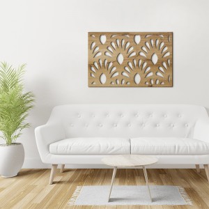 Tableau déco Claustra Floral