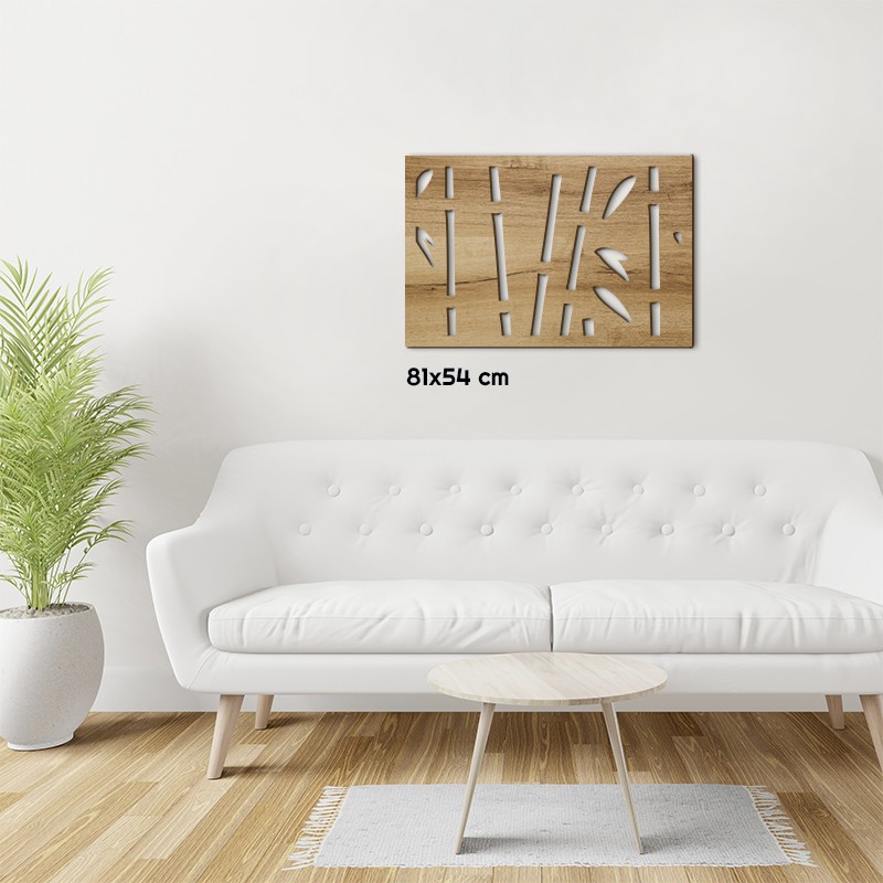 Tableau déco Claustra Bambou