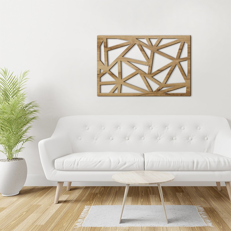 Tableau déco Claustra Triangle