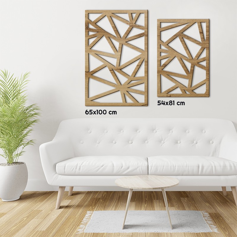 Tableau déco Claustra Triangle