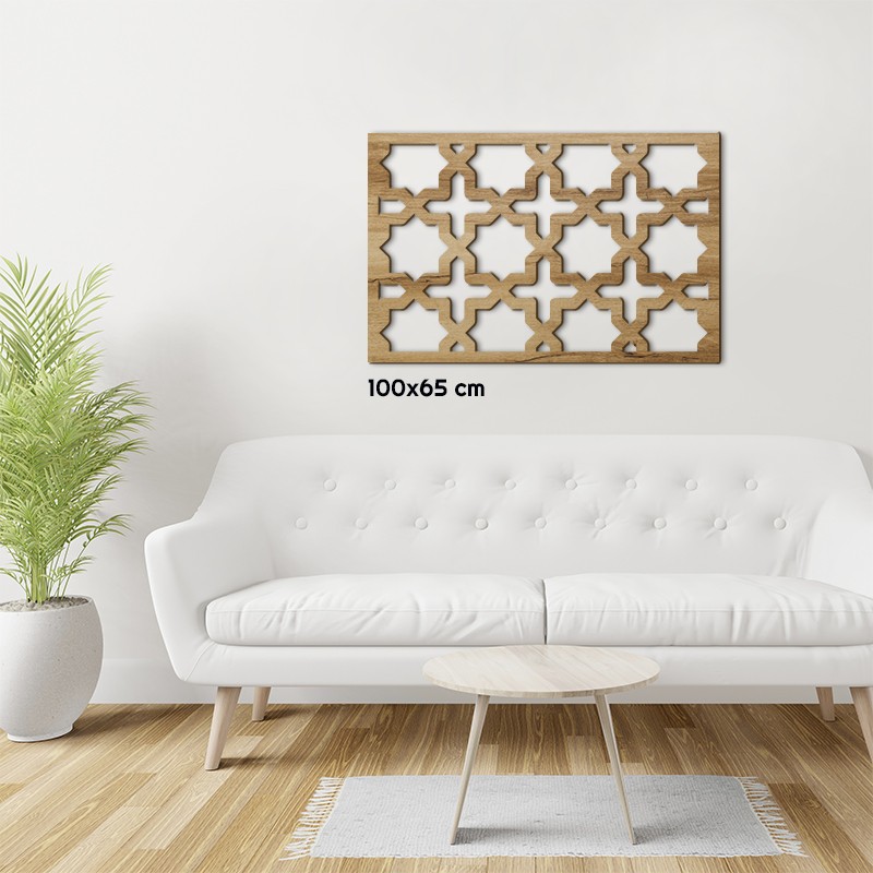 Tableau en toile déco intérieur murale Claustra Moucharabieh