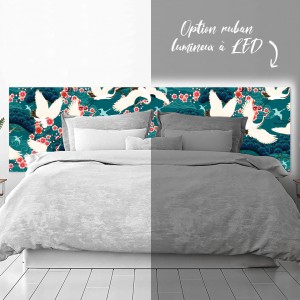 Tête de Lit Imprimé Japon