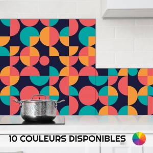 Crédence déco pour Cuisine avec motif Bauhaus