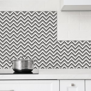 Crédence Cuisine Chevrons