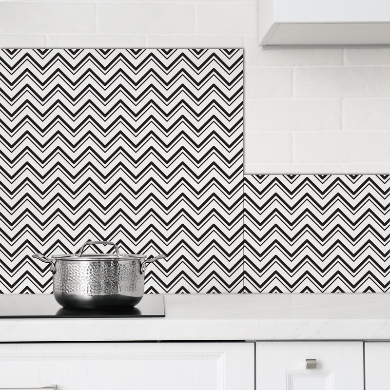 Crédence Cuisine Chevrons